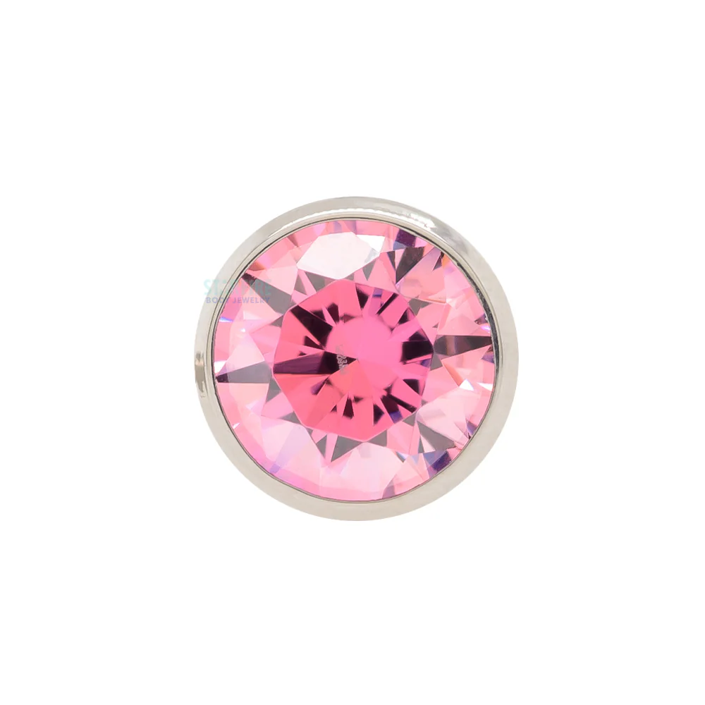 threadless: Extreme Low Profile Faceted Gem Ball End - Image 11