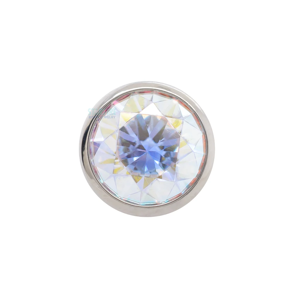 threadless: Extreme Low Profile Faceted Gem Ball End - Image 12