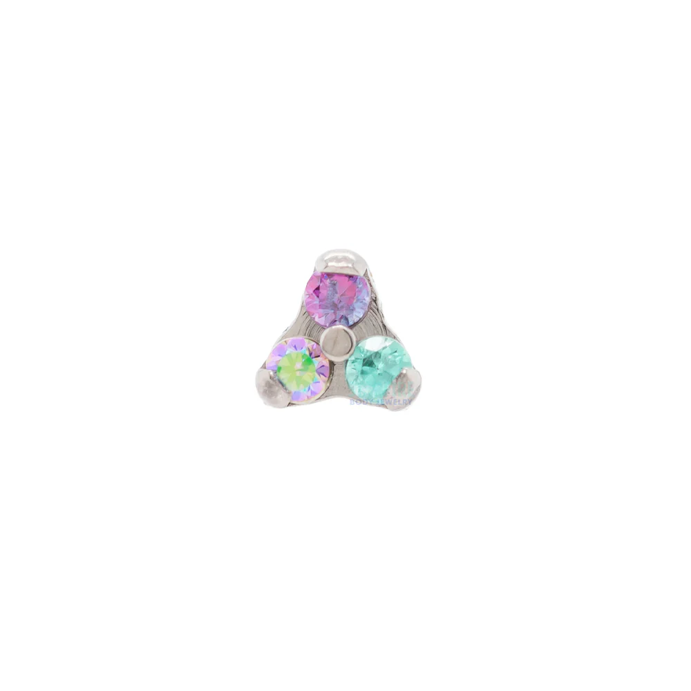 threadless: Faceted Gems in Trinity (Menage a Trois) End - custom color combos - Image 3