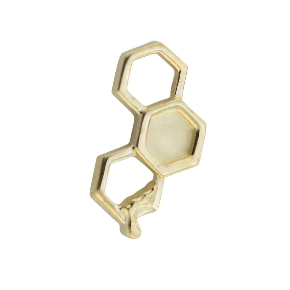 threadless: Honeycomb #2 End in Gold - Image 3