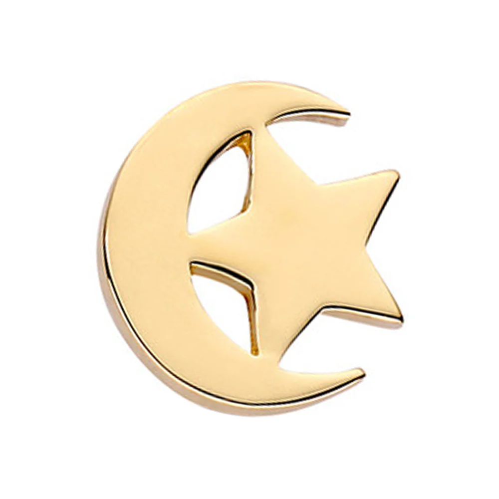 threadless: "StarNCrescent" End in Gold - Image 2