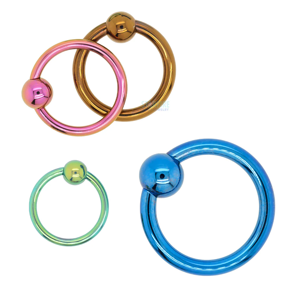Titanium Captive Bead Ring (CBR) - GR โ Green - Image 3