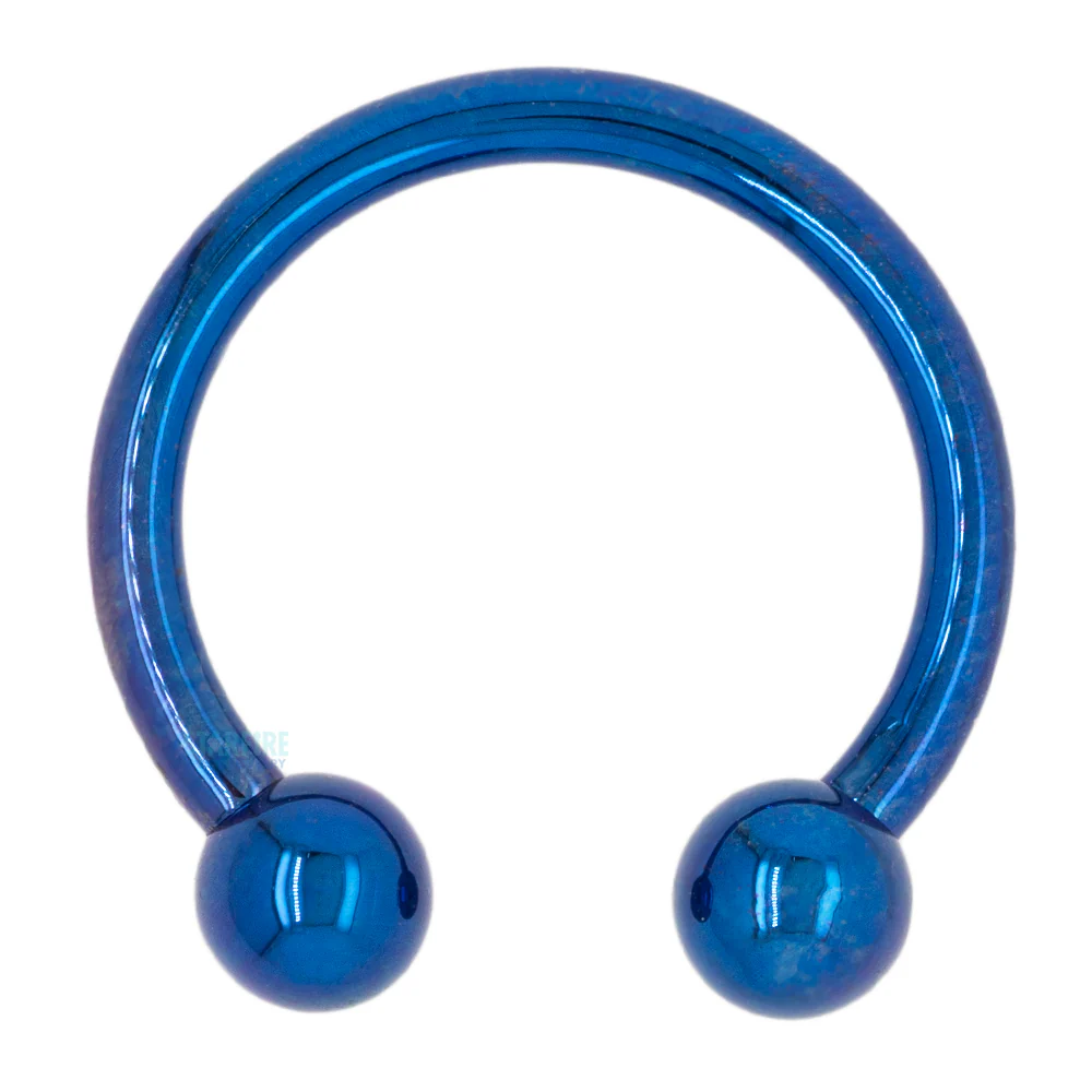 Titanium Circular Barbell - DB – Dark Blue