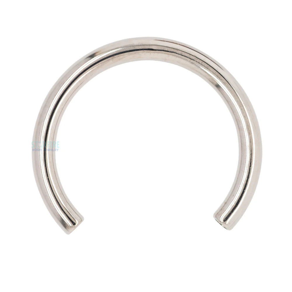 Titanium Threaded Circular Barbell Shaft - HP – High Polish - Image 3