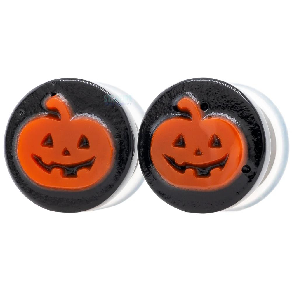 Jack-o'-Lantern Glass Plugs - Image 3