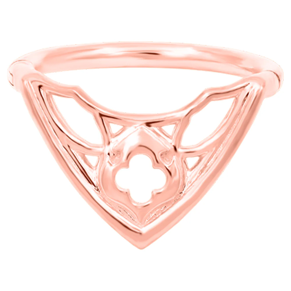 "Cathedral" Hinge Ring / Clicker in Gold - Image 5