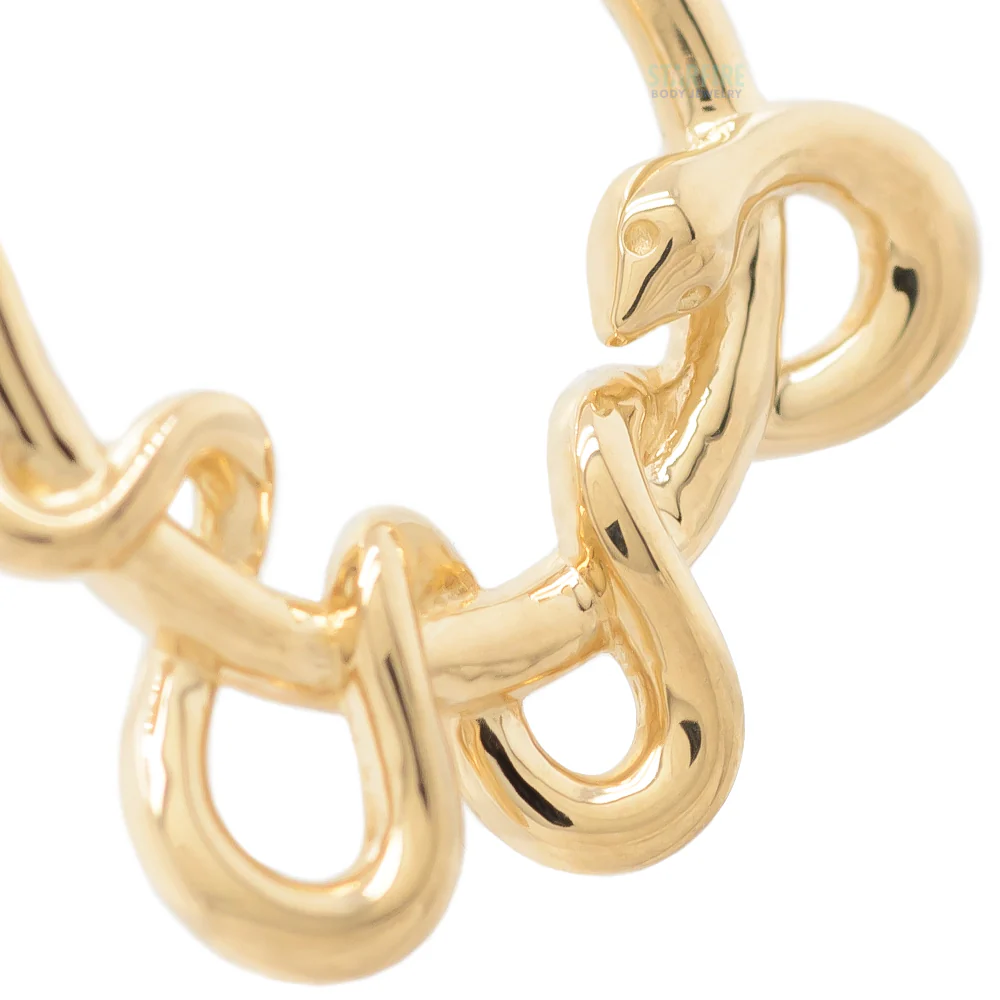 Kaa Seam Ring in Gold - Image 3