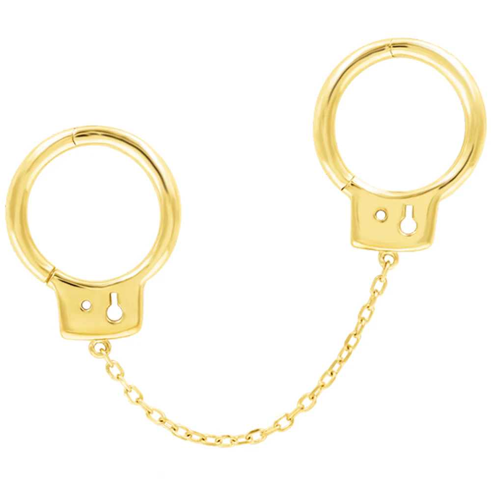 "Mine Now" Clickers with Chain Attachment in Gold - Image 3