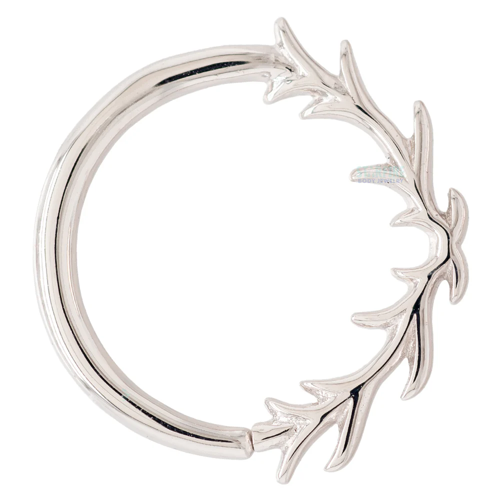 "Raven" Seam Ring in Gold - Image 3