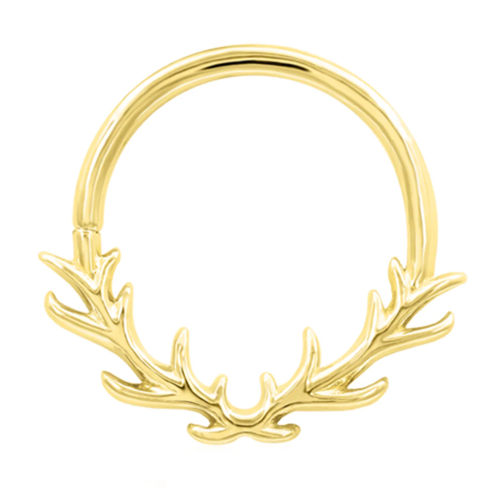 "Raven" Seam Ring in Gold - Image 5