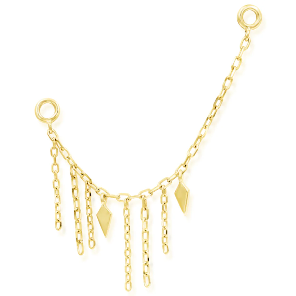 "Sloane" Chain Attachment in Gold - Image 2