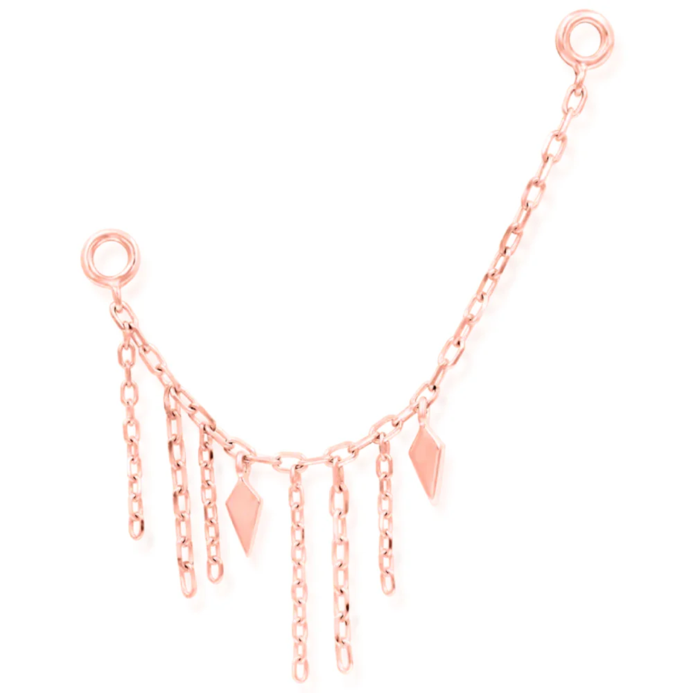 "Sloane" Chain Attachment in Gold - Image 4