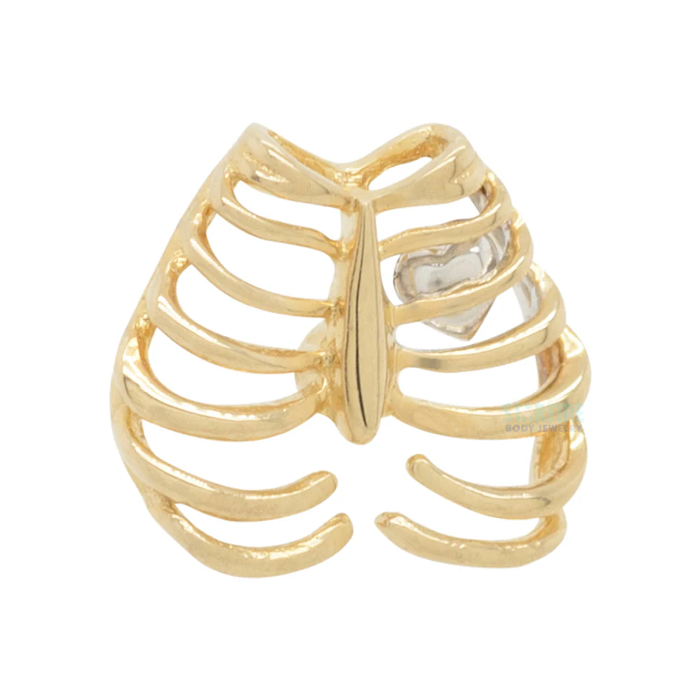 threadless: "Chest Piece" End in Gold - Image 3