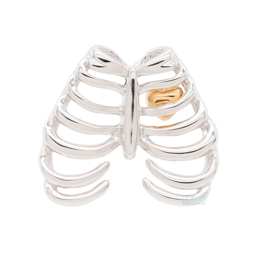threadless: "Chest Piece" End in Gold - Image 5