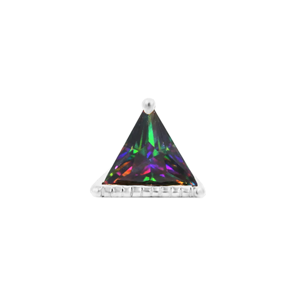 threadless: "King Mystic" End in Gold with Mystic Topaz - Image 3