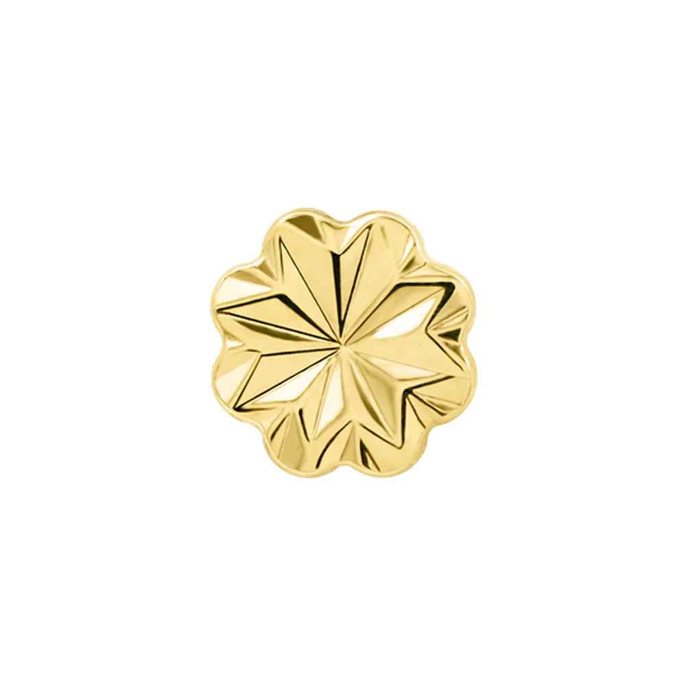 threadless: "Laser Blossom" End in Gold - Image 3