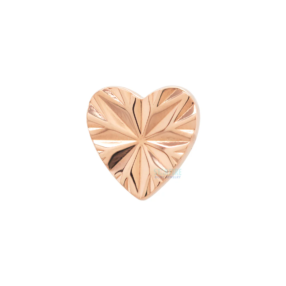 threadless: "Laser Heart" End in Gold - Image 7