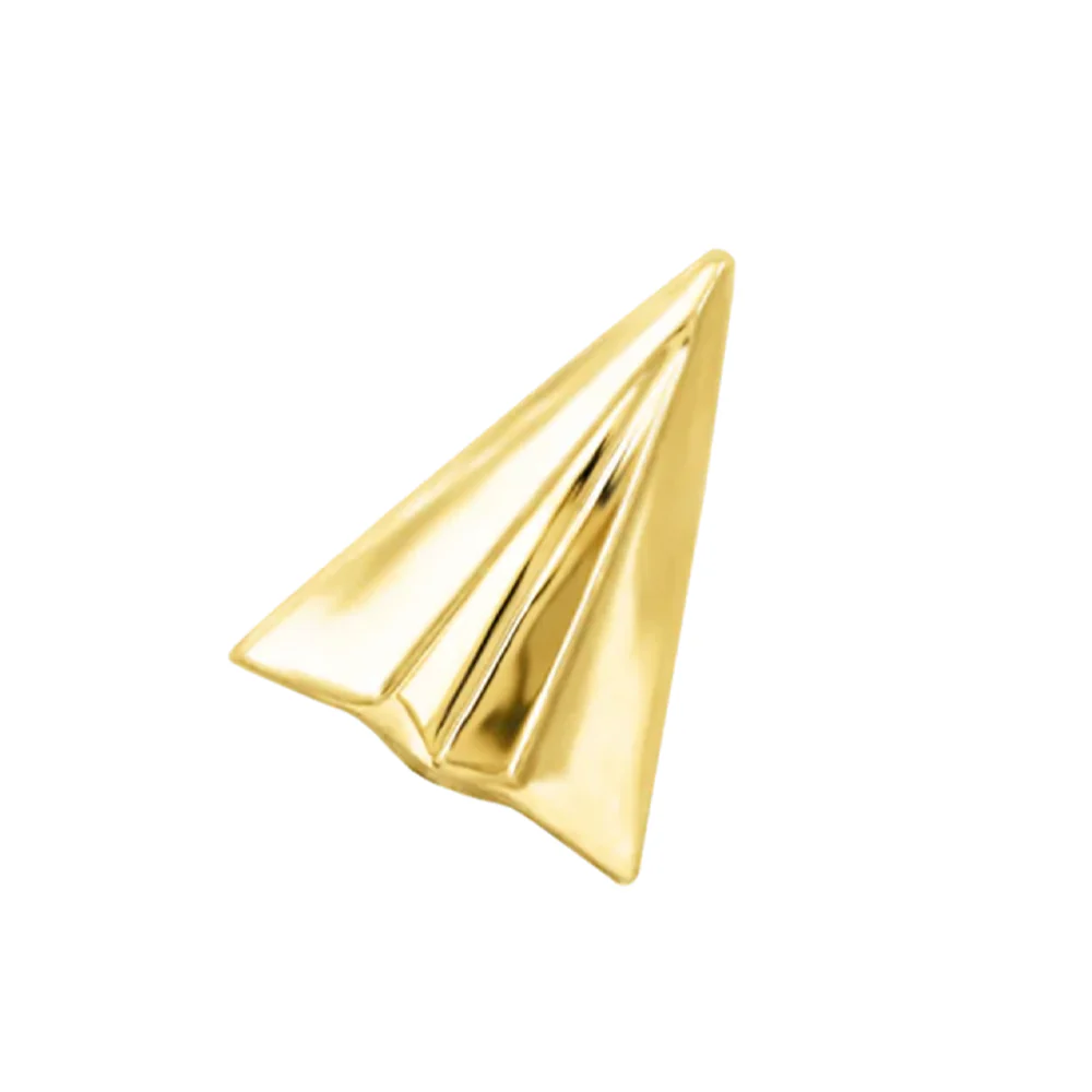 threadless: Paper Plane End in Gold - Image 4