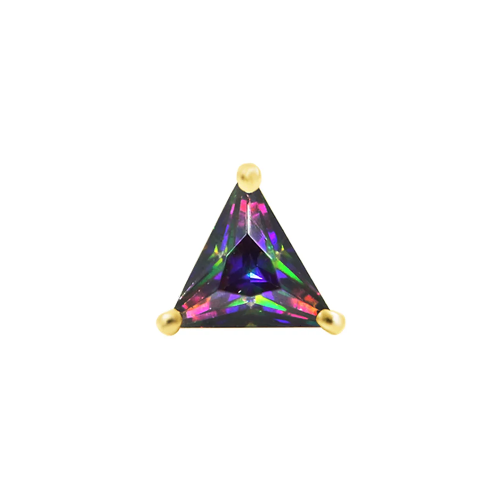 threadless: "Prince Mystic" End in Gold with Mystic Topaz - Image 3