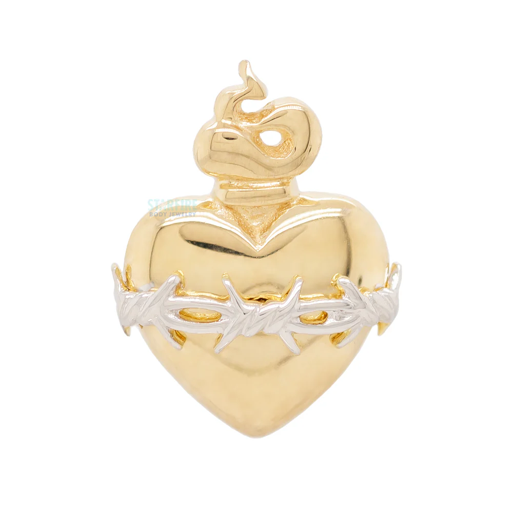 threadless: "Sacred Heart" End in Gold - Image 3