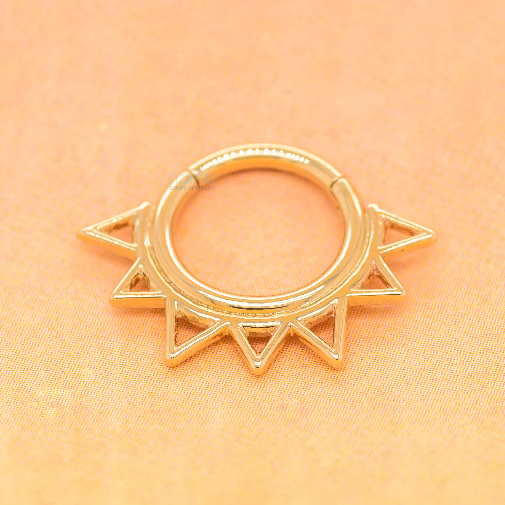 "Kasbah" Hinge Ring in Gold - Image 3
