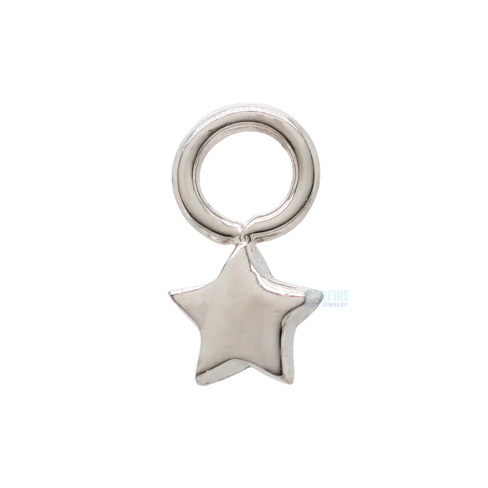 Star Charm in Gold & Platinum