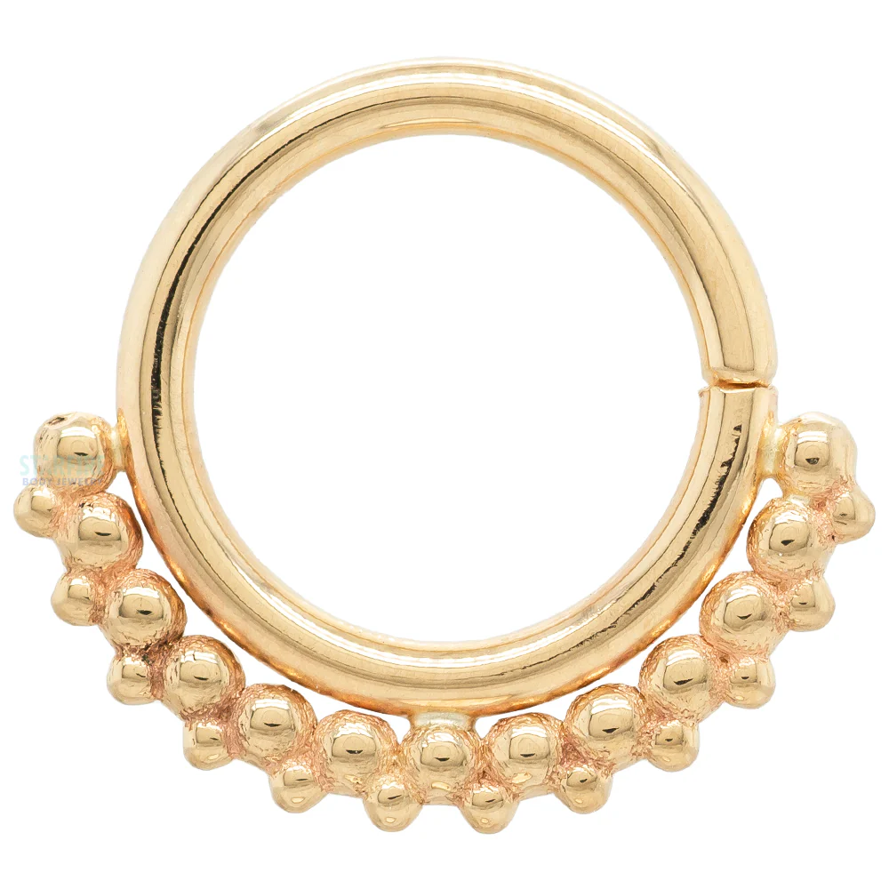 "Tazeen" Seam Ring in Gold - Image 3