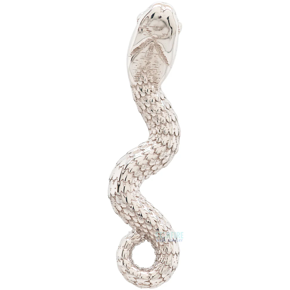 threadless: "Manasa" Snake End in Gold & Platinum - Image 3