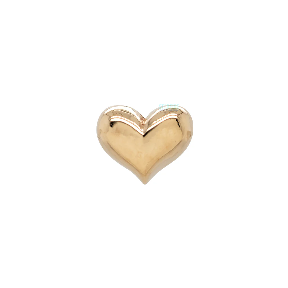 threadless: Puffy Heart End in Gold & Platinum - Image 3