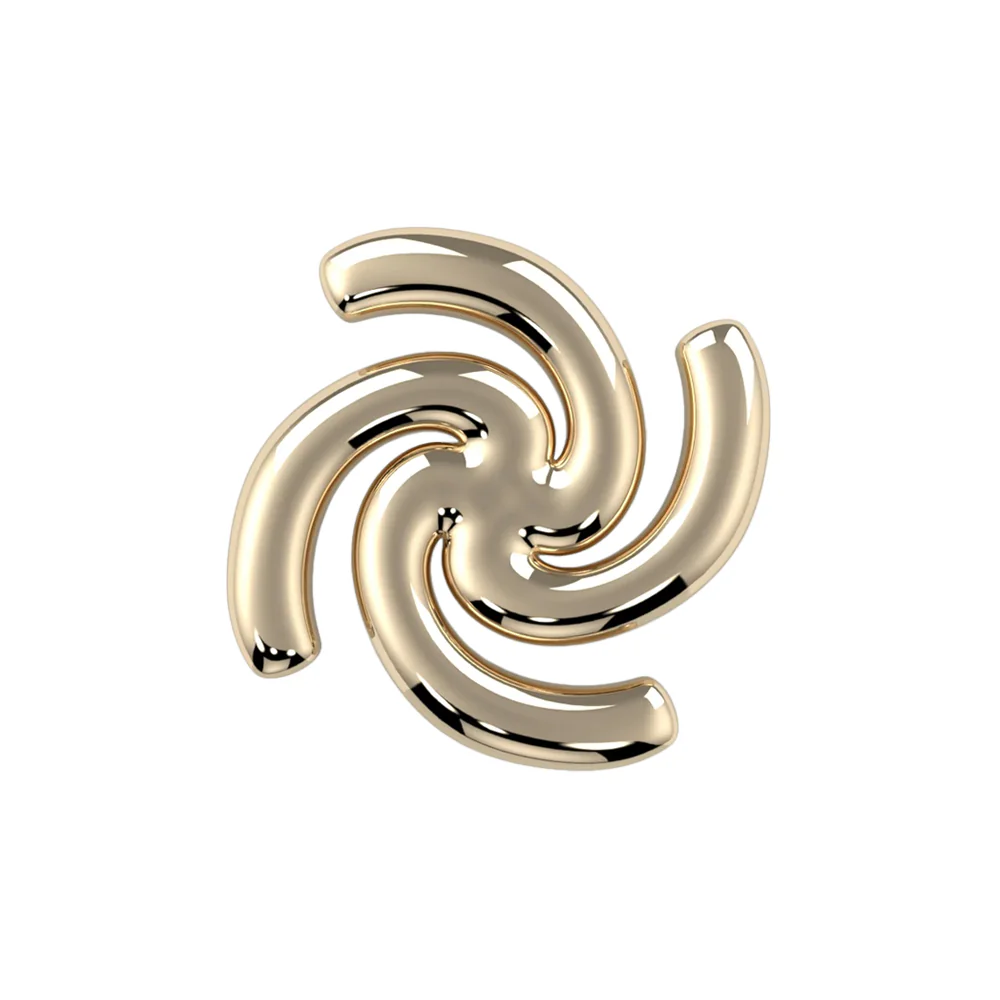 threadless: "Koru" End in Gold & Platinum - Image 3