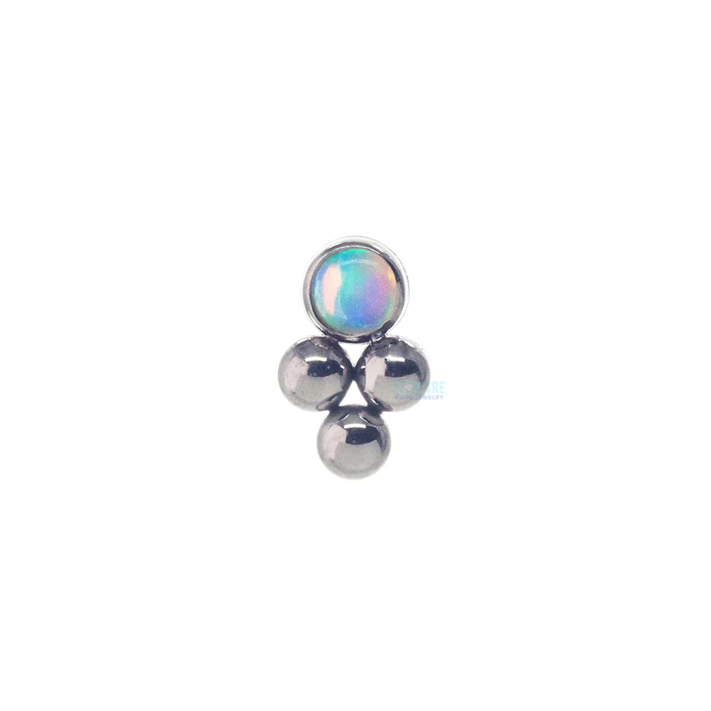 11HT-3 'Haute Couture' 1.5mm Opal Bezel Threaded End - Image 3