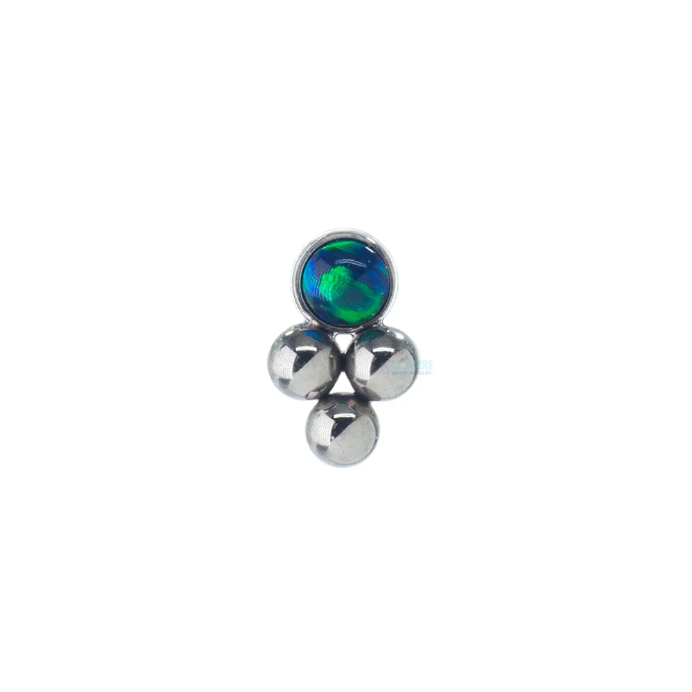 11HT-3 'Haute Couture' 1.5mm Opal Bezel Threaded End - Image 4