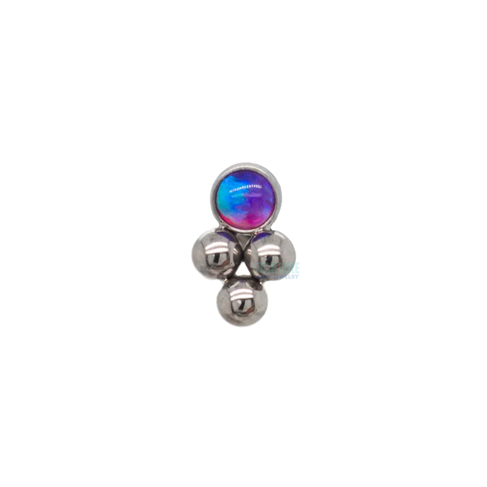 11HT-3 'Haute Couture' 1.5mm Opal Bezel Threaded End - Image 5