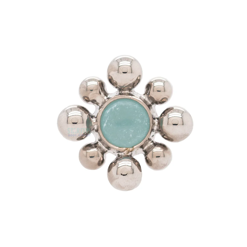 15HT 'Haute Couture Bijoux' Stone Bezel Threaded End - Image 4