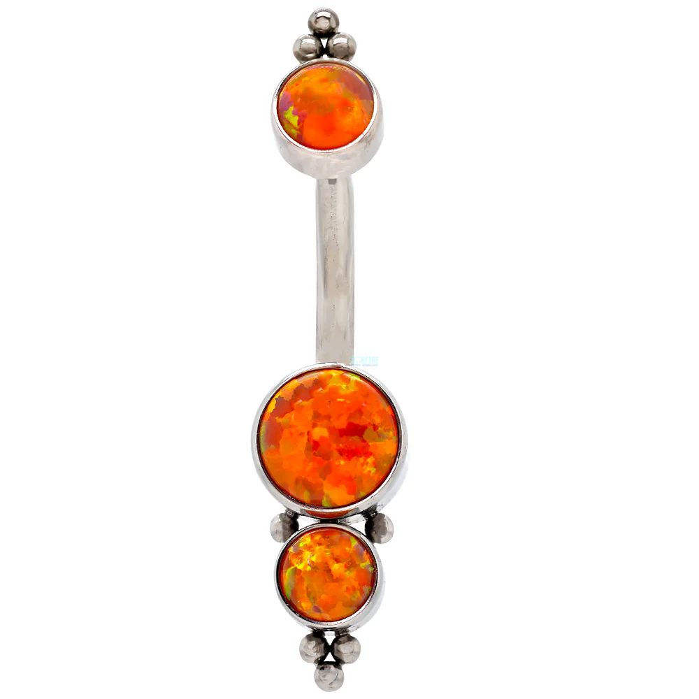 1HN 'Haute Couture' Opal Navel Curve - Image 4