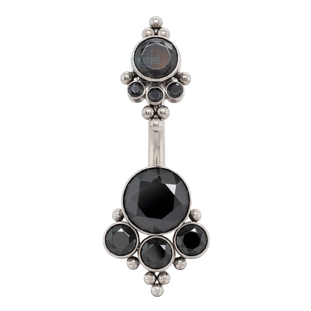 4HN 'Haute Couture' Faceted Gem Navel Curve - Image 7