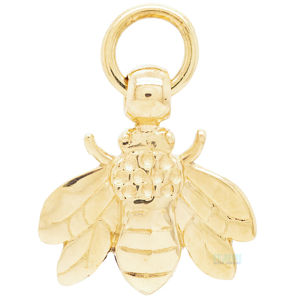"BEEssential" Charm in Gold - Image 3