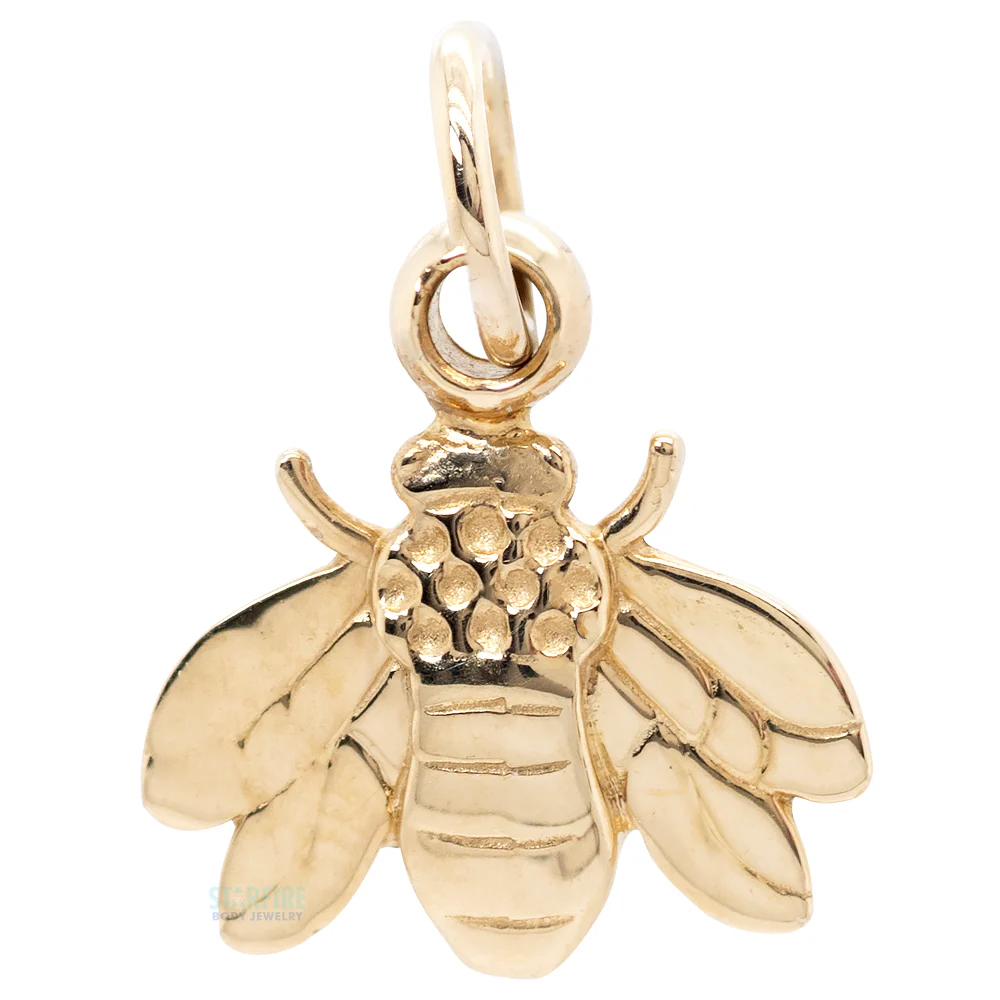 "BEEssential" Charm in Gold - Image 4