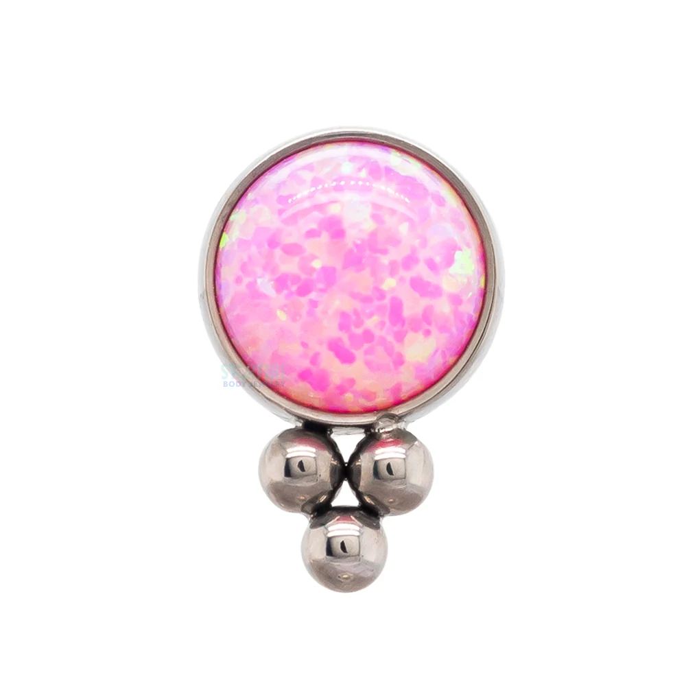 threadless: 11HT-3 'Haute Couture' Opal Bezel Pin - Image 4