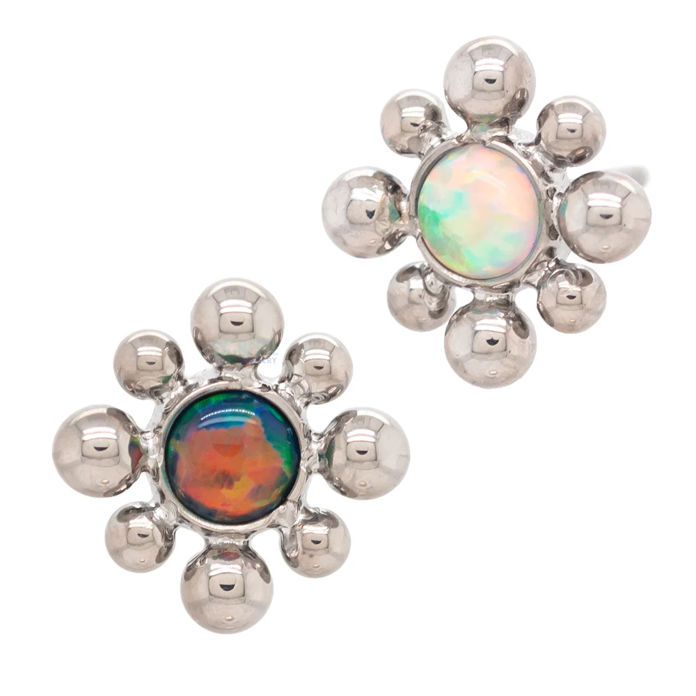 threadless: 15HT 'Haute Couture Bijoux' Opal Bezel Pin