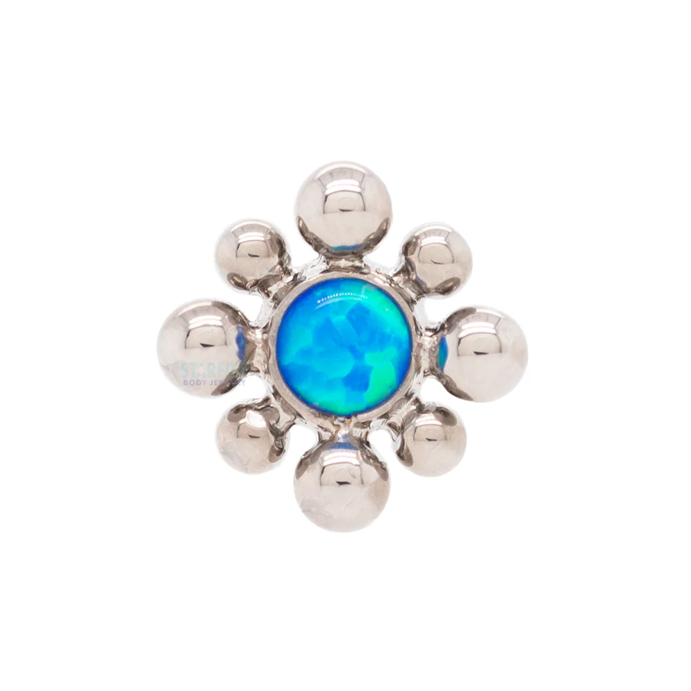 threadless: 15HT 'Haute Couture Bijoux' Opal Bezel Pin - Image 3