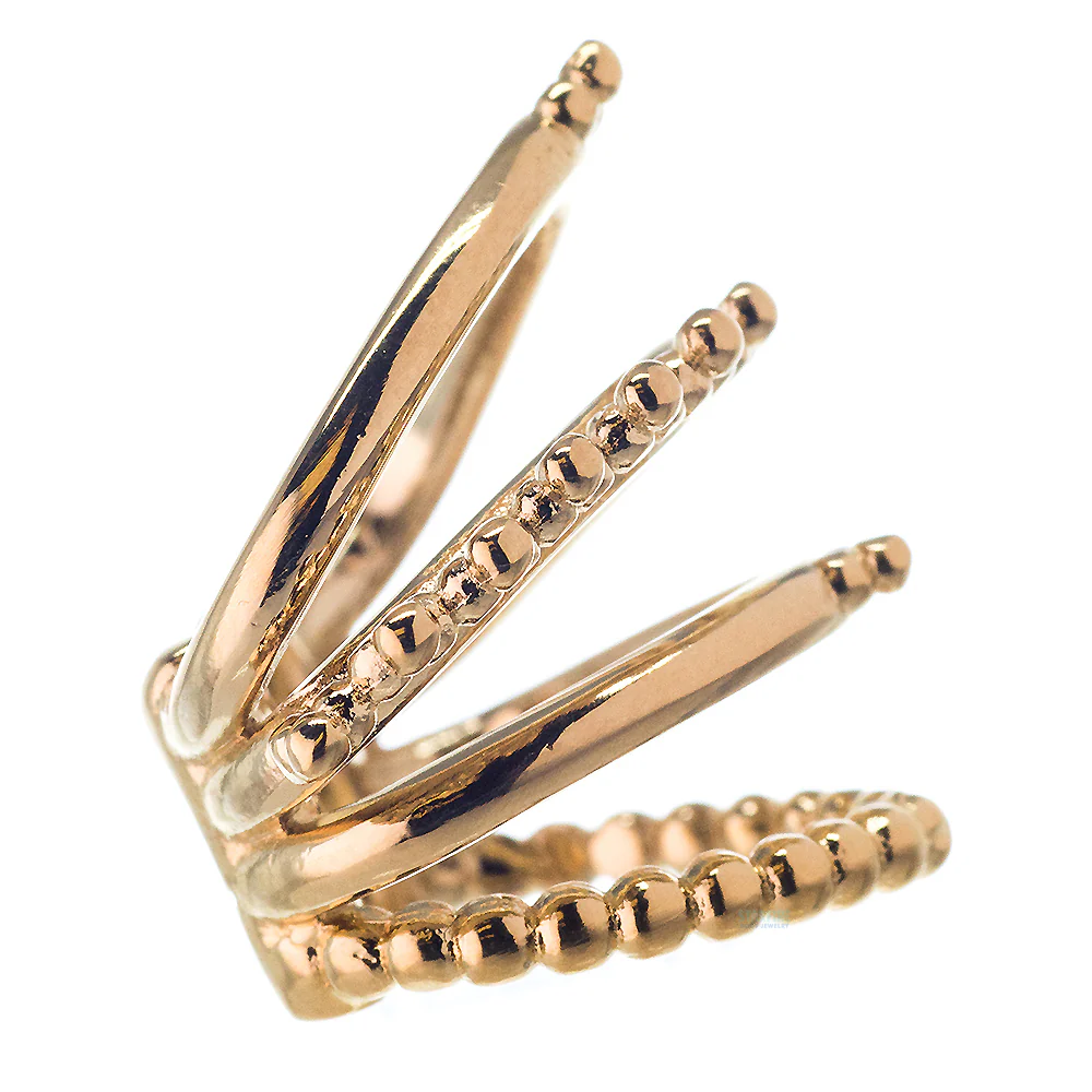 Little Beaded Warrior EAR CUFF (non piercing) - Image 4