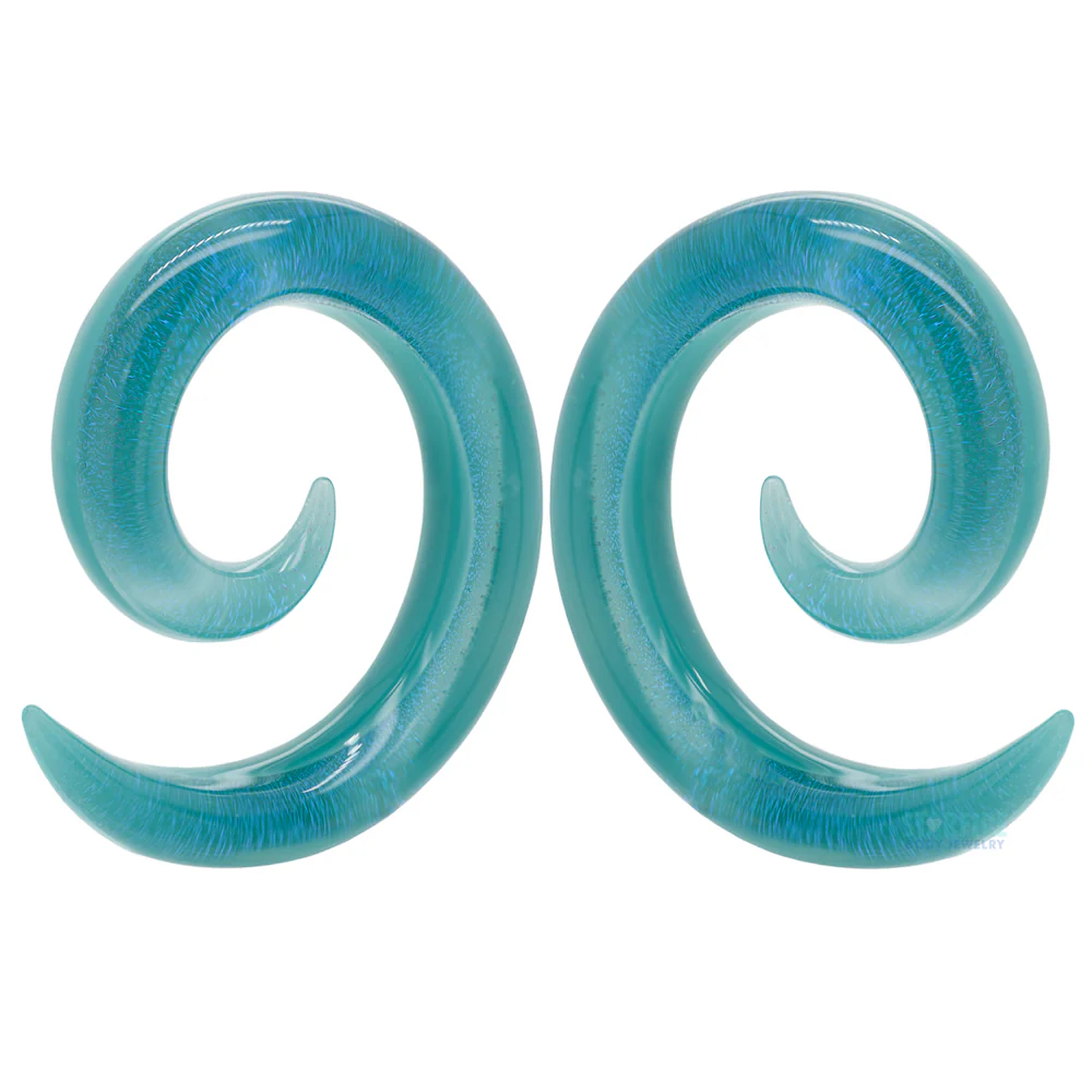 'Mar' Collection 2020 Dichroic Glass Spirals - Image 3