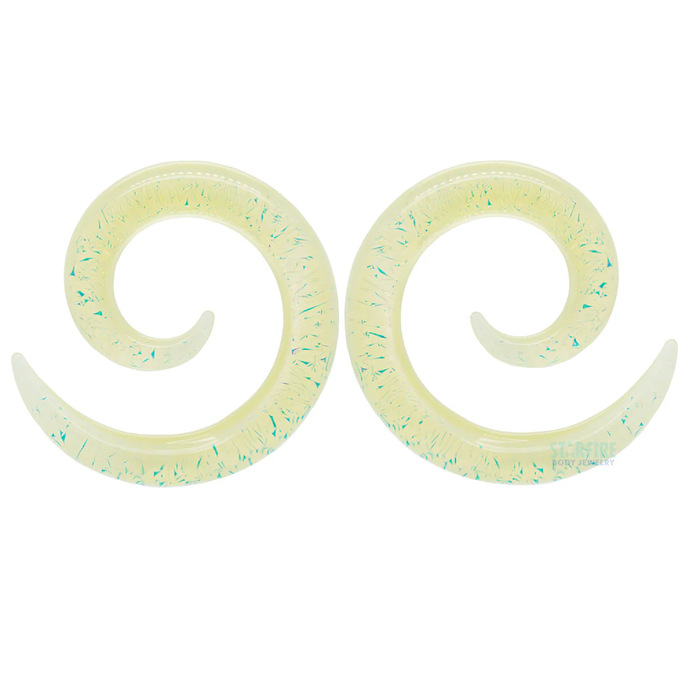'Mar' Collection 2020 Dichroic Glass Spirals - Image 5