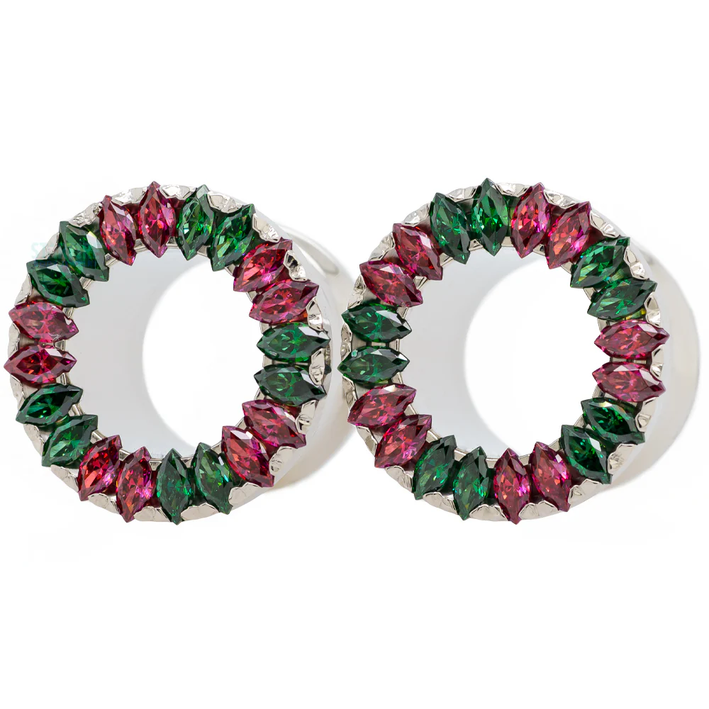Marquise Eyelets with Brilliant-Cut Gems - Holiday Collection