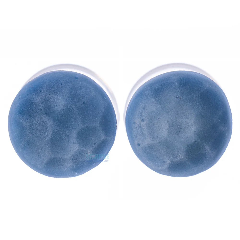 Martele Glass Color Front Plugs - Denim