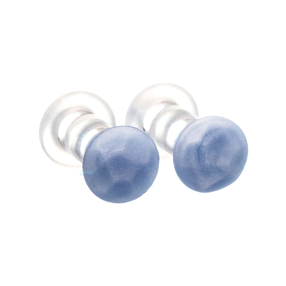 Martele Glass Color Front Plugs - Denim - Image 3