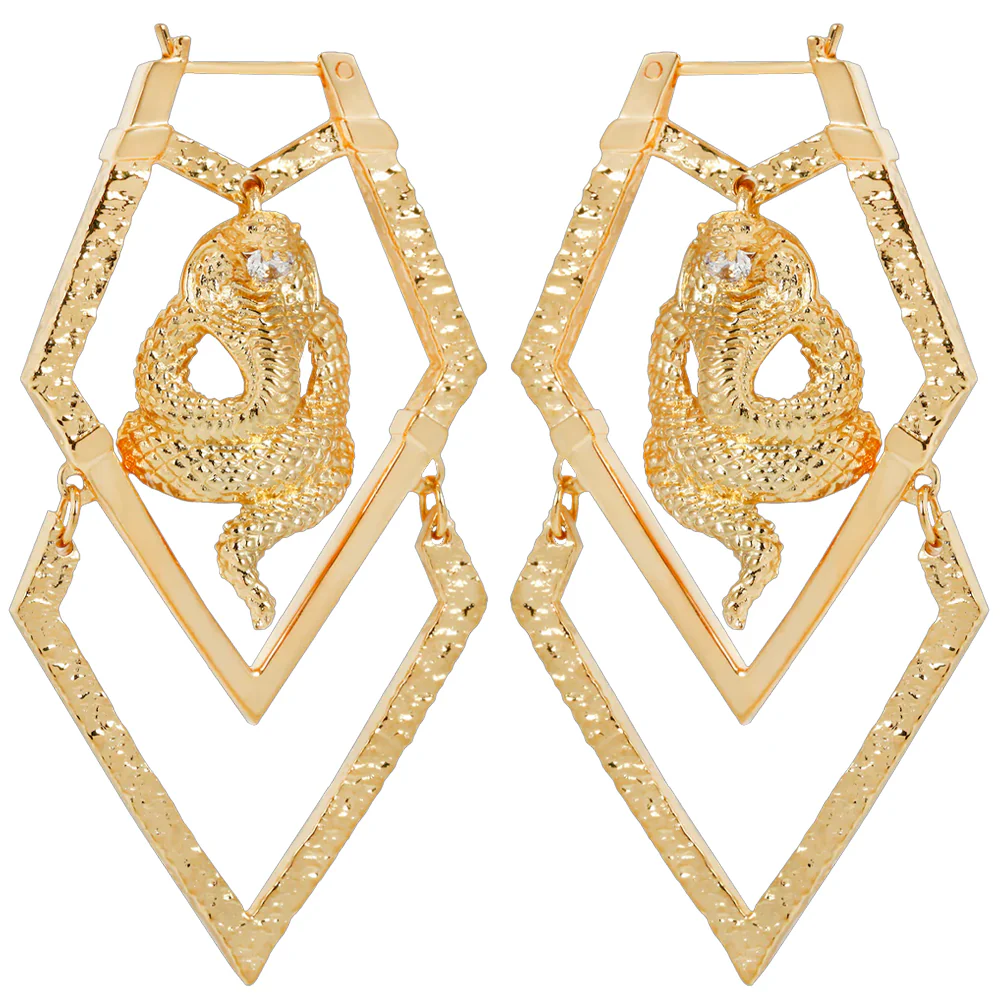 "Abracadabra" Earrings with CZ's