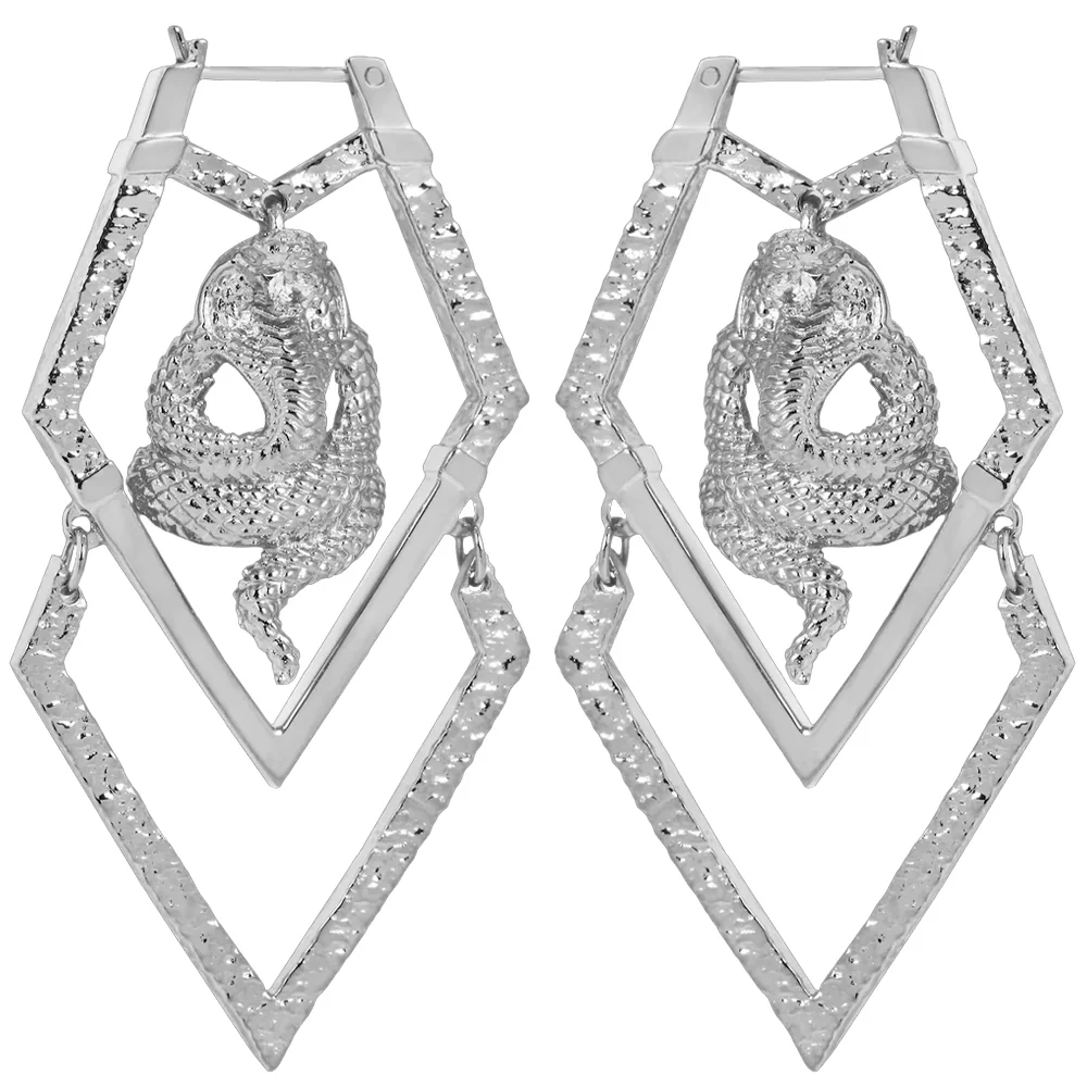 "Abracadabra" Earrings with CZ's - Image 3