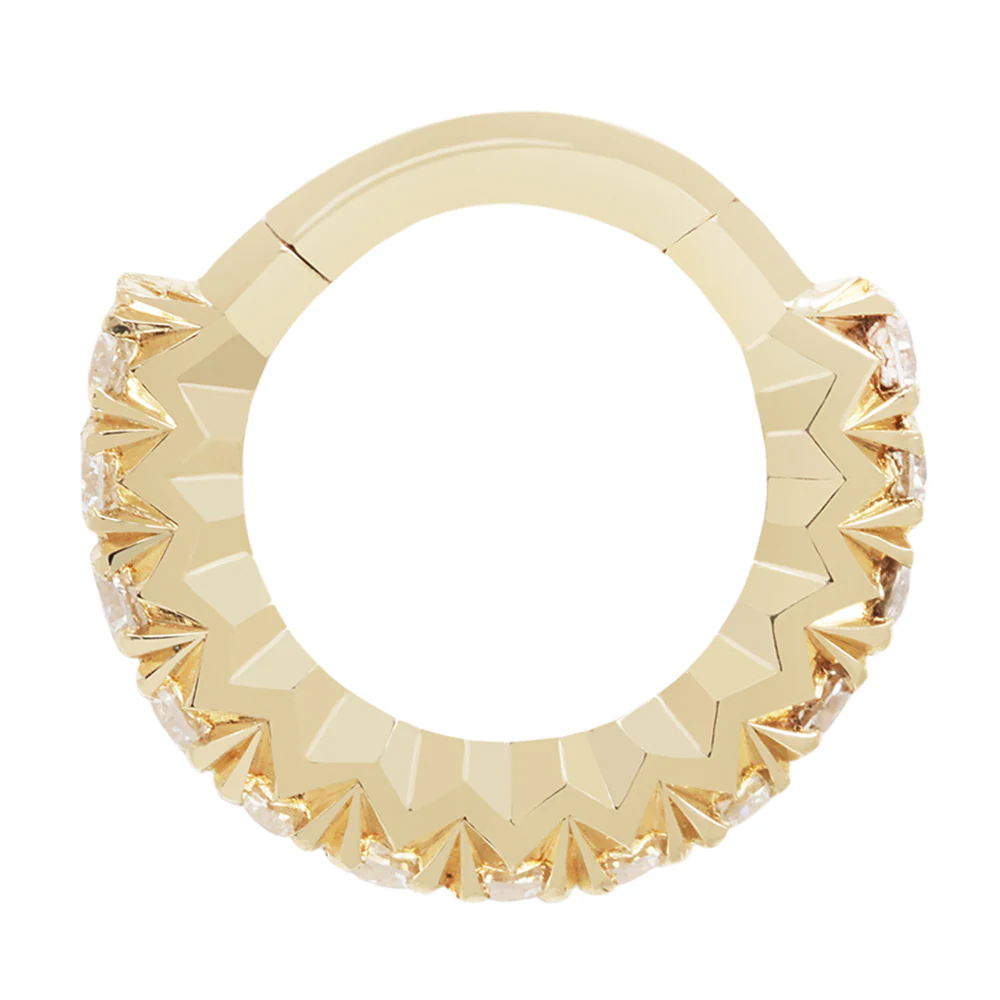 "Ember" Clicker in Gold with Diamonds - Image 3